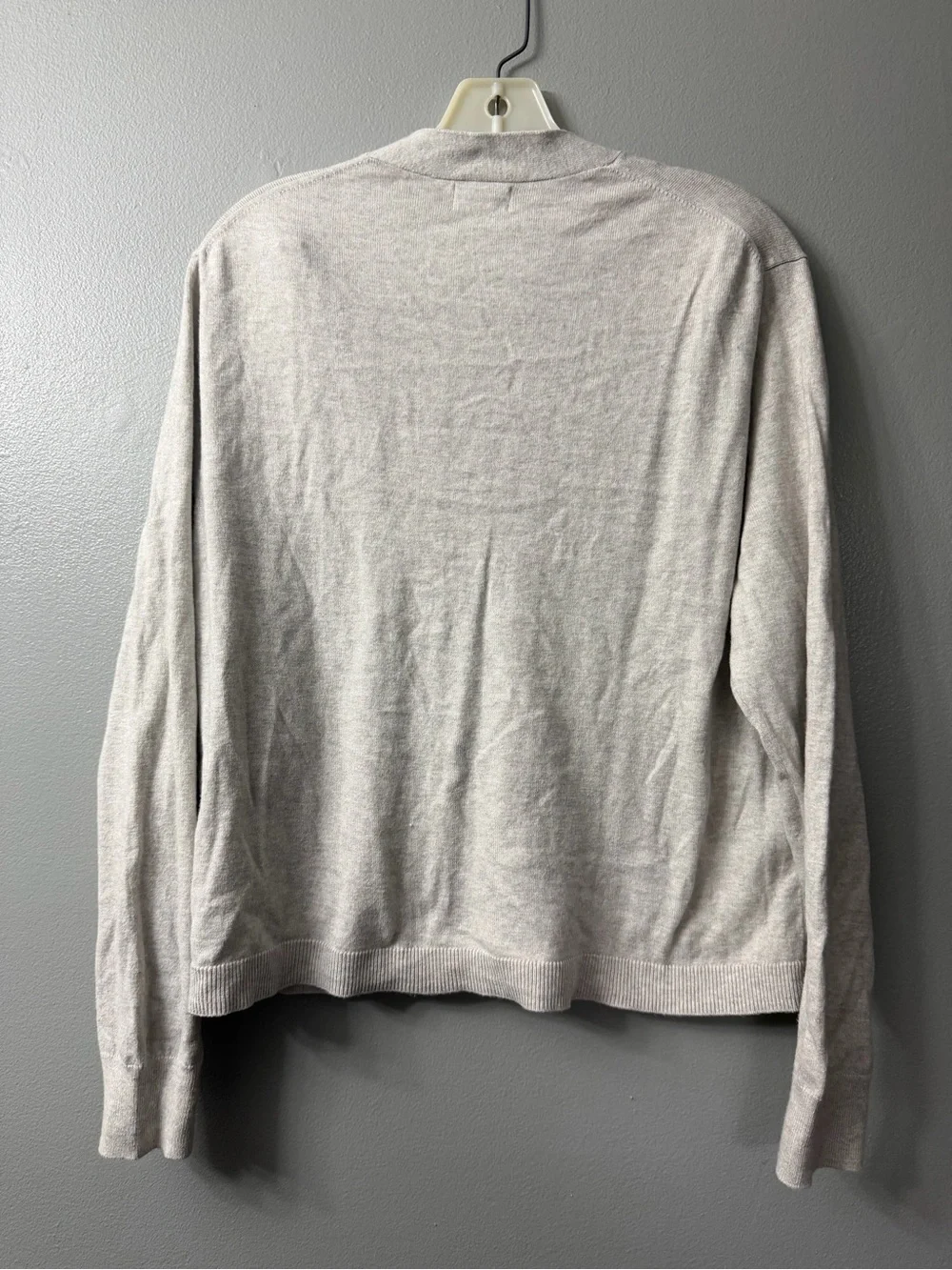 J. Crew Women's Light cresm V-Neck Cardigan Sweater